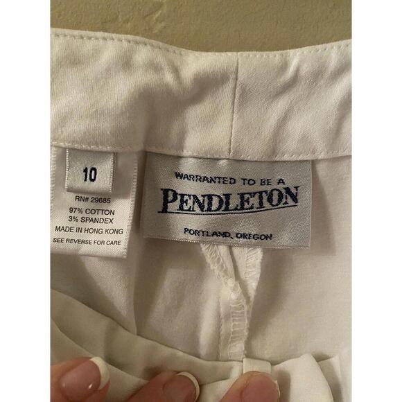 White Pendleton Dress Pant Sz.10 - Picture 3 of 3